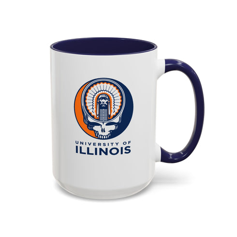 Grateful Dead - Chief Illiniwek Grateful Dead Stealie Coffee Mug - StealieShop
