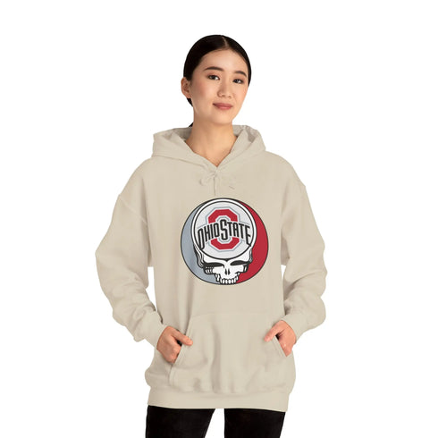 Ohio State Original Stealie Grateful Dead Unisex Heavy Blend Hoodie