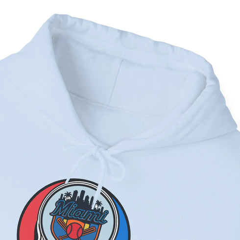 Grateful Dead - Miami Marlins Grateful Dead Unisex Heavy Blend Hoodie - StealieShop
