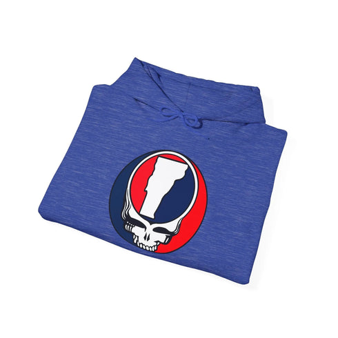 Vermont Map Stealie Grateful Dead Hoodie