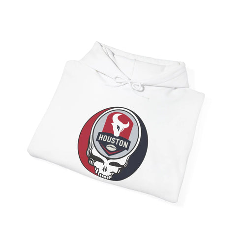 Grateful Dead - Houston Texans Stealie Grateful Dead Hooded Sweatshirt - NFL - StealieShop