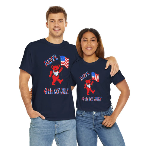 Grateful Dead - Happy 4th of July Bear Tshirt - StealieShop
