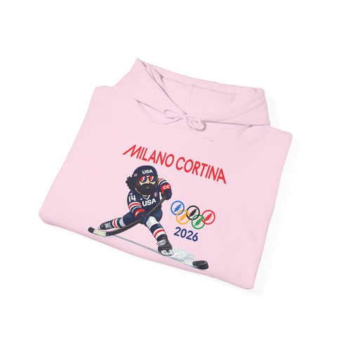 'Slapshot Jerry' 2026 Milano Cortina Olympics Unisex Heavy Blend Hoodie