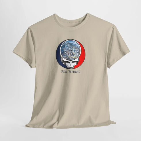 Pico Mountain Trail Map Stealie Grateful Dead T-Shirt