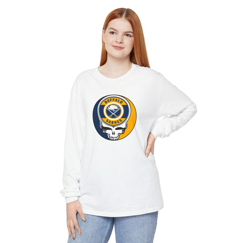 Buffalo Sabres Vineyard Collection Unisex Garment-Dyed Long Sleeve T-Shirt