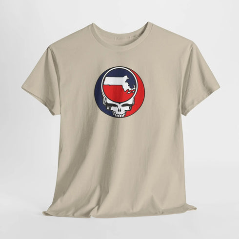 Massachusetts Map Stealie Grateful Dead T-Shirt