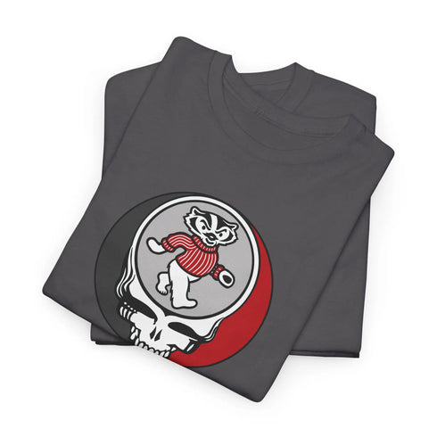 Grateful Dead - Wisconsin Dancing Badger Stealie Grateful Dead T-Shirt - StealieShop