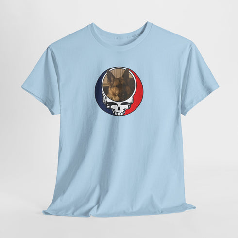 Custom Dog Stealie Unisex Grateful Dead T-Shirt (109)