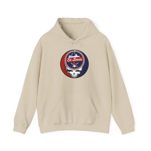 Grateful Dead - St. Louis Baseball Grateful Dead Unisex Heavy Blend Hoodie - MLB - StealieShop