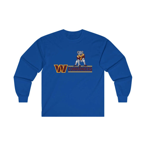 Washington Commanders Dancing Bear Long Sleeve Tee - NFL - StealieShop