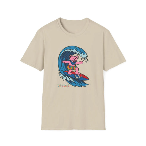 Grateful Dead - Surfin' Bear - Life is dead. Grateful Dead TShirt - StealieShop