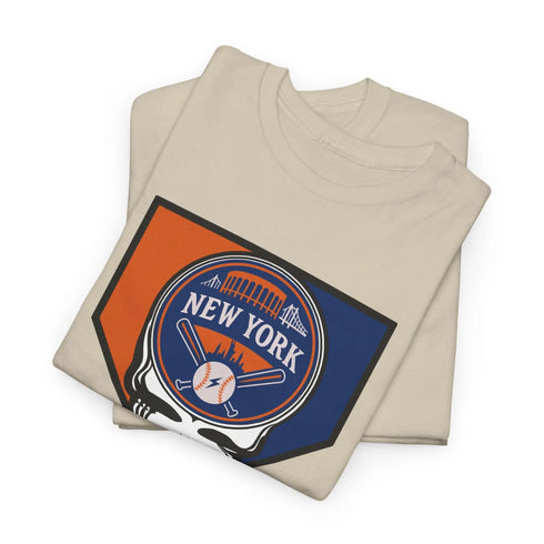 Grateful Dead - Home Run Collection: New York Edition Classic Stealie T-Shirt - MLB - StealieShop