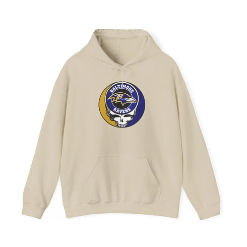 Baltimore Ravens Stealie Grateful Dead Hooded Sweatshirt - NFL