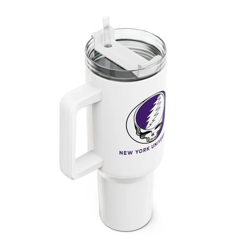 Grateful Dead - NYU Stealie "Fat Man" Tumbler, Double Insulated 40oz Travel Mug - StealieShop