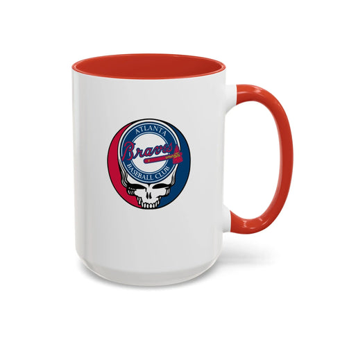 Atlanta Braves Grateful Dead Steal Your Face Coffee Mug (11oz or 15oz) - MLB - StealieShop