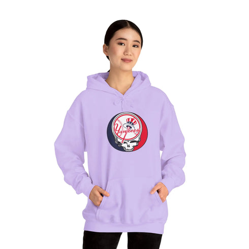 New York Yankees Grateful Dead Unisex Heavy Blend Hoodie - MLB - StealieShop