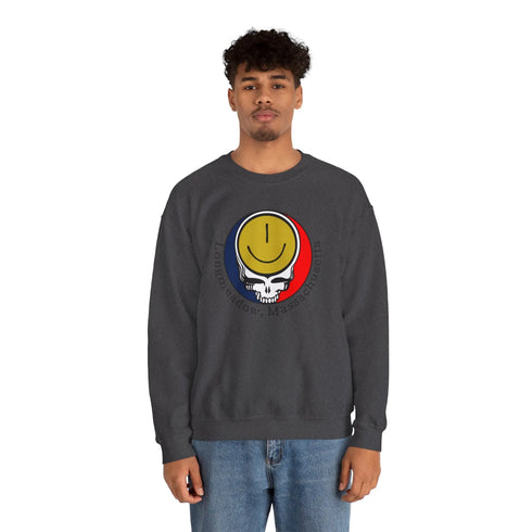 Longmeadow, MA Grateful Dead Stealie Crewneck Sweatshirt StealieShop