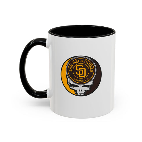 Grateful Dead - The Ballpark Collection: San Diego Baseball Edition Grateful Dead Stealie Coffee Mug - StealieShop