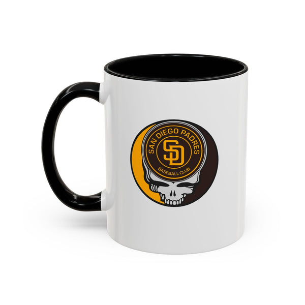Grateful Dead - The Ballpark Collection: San Diego Baseball Edition Grateful Dead Stealie Coffee Mug - StealieShop