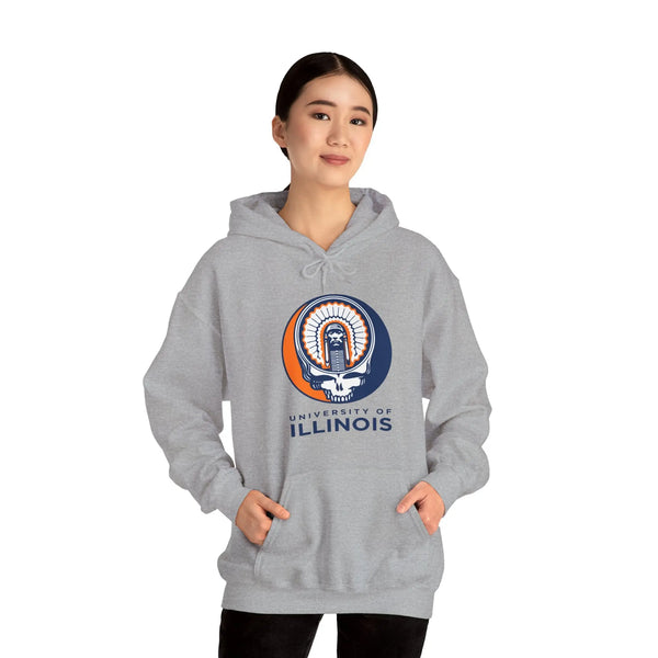 Grateful Dead - Chief Illiniwek Unisex Heavy Blend Hoodie - StealieShop