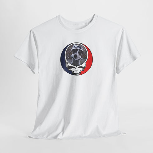 Custom Dog Stealie Unisex Grateful Dead T-Shirt (48)