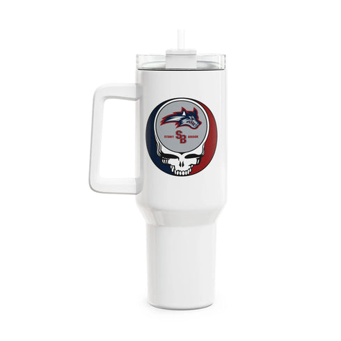 Grateful Dead - Stony Brook University Stealie "Fat Man" Tumbler, Double Insulated 40oz Travel Mug - StealieShop