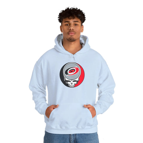 Carolina Hurricanes Grateful Dead Unisex Heavy Blend Hoodie StealieShop