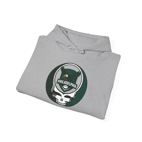 Grateful Dead - Philadelphia Eagles Stealie Grateful Dead Hoodie Sweatshirt - NFL - StealieShop