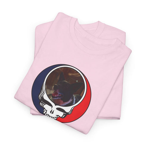 Custom Dog Stealie Unisex Grateful Dead T-Shirt (117)