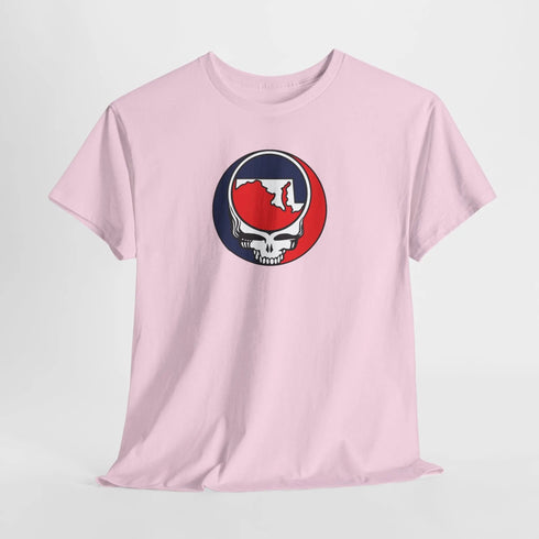 Maryland Map Stealie Grateful Dead T-Shirt