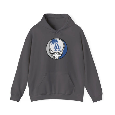 Grateful Dead - Los Angeles Dodgers Grateful Dead Unisex Heavy Blend Hoodie - StealieShop