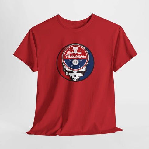 Grateful Dead - Philadelphia Phillies Grateful Dead Steal Your Face T-Shirt - MLB - StealieShop