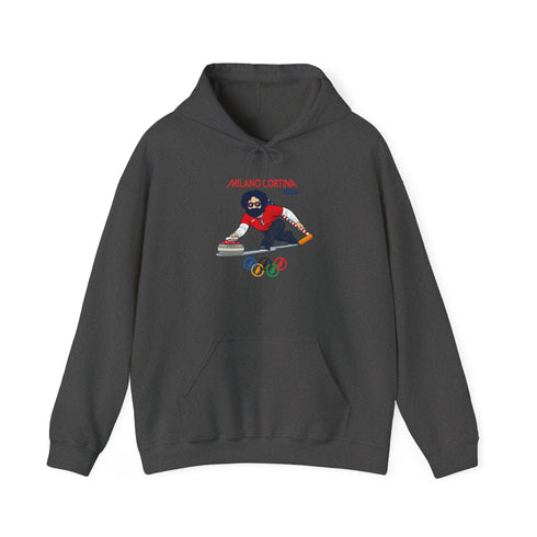 Curlin' Jerry' 2026 Milano Cortina Olympics Unisex Heavy Blend Grateful Dead Hoodie