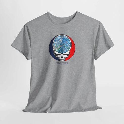 Ride Tahoe Trail Map Stealie Grateful Dead T-Shirt