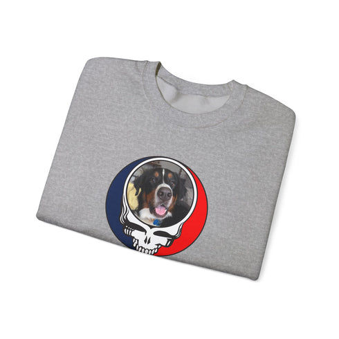 Custom Dog Stealie Crewneck Sweatshirt (136)