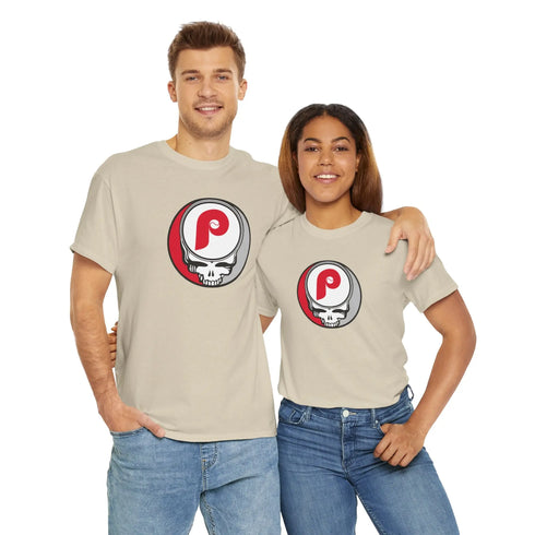 Grateful Dead - Philadelphia Phillies Grateful Dead Steal Your Face T-Shirt - MLB - StealieShop
