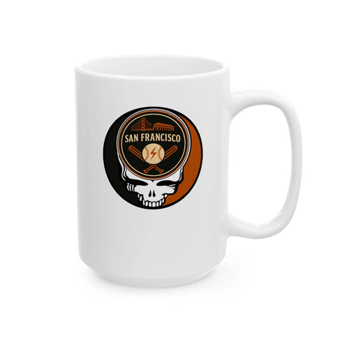 Grateful Dead - San Francisco Giants Stealie Ceramic Mug - MLB - StealieShop