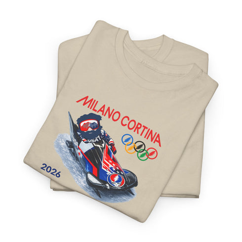 Bobsleddin' Jerry 2026 Olympics Grateful Dead T-Shirt