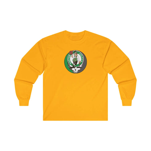Boston Celtics Grateful Dead Long Sleeve Tee StealieShop