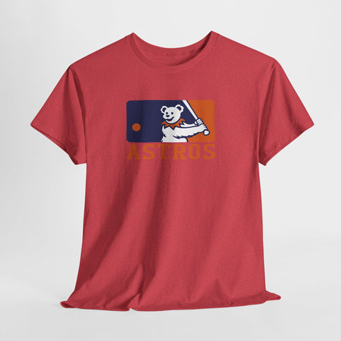 Houston Astros Original Dancing Bear MLB Grateful Dead T-Shirt