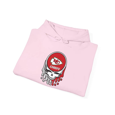 Grateful Dead - The Gridiron Collection: Kansas City Chiefs Grateful Dead Hooded Sweatshirt - StealieShop