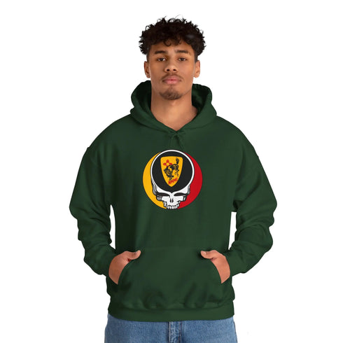 New Mexico Military Institute Grateful Dead Steal Your Face Unisex Hoodie StealieShop