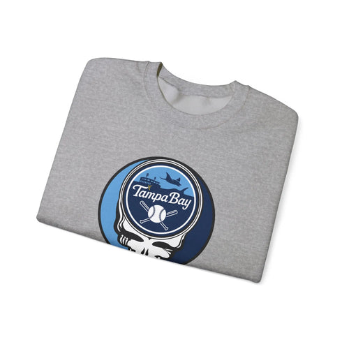Grateful Dead - Tampa Bay Rays Stealie Grateful Dead Crewneck Sweatshirt - MLB - StealieShop
