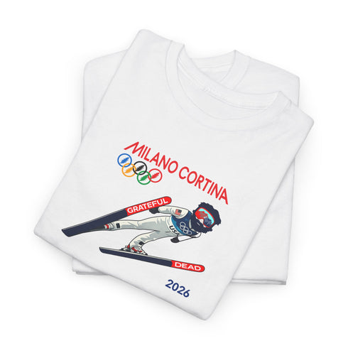Ski Jumpin' Jerry 2026 Olympics Grateful Dead T-Shirt
