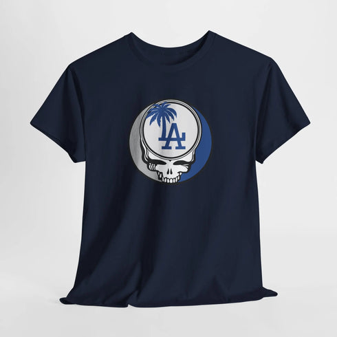 Grateful Dead - Los Angeles Dodgers Grateful Dead Steal Your Face T-Shirt - StealieShop