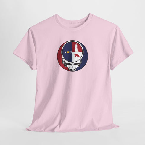 North Carolina "Unofficial" State Flag Stealie Grateful Dead T-Shirt
