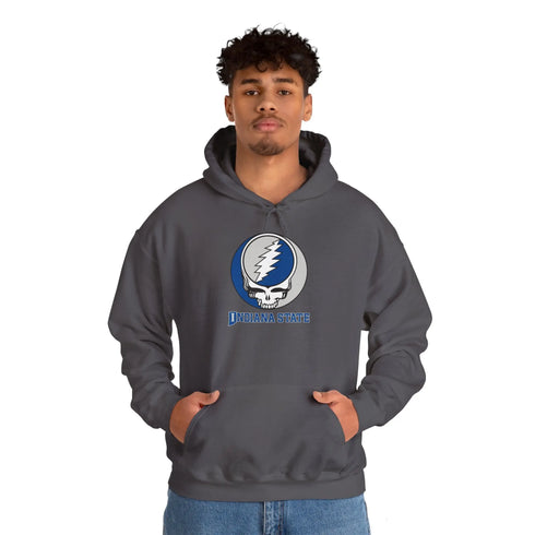 Indiana State University Grateful Dead Steal Your Face Unisex Hoodie StealieShop