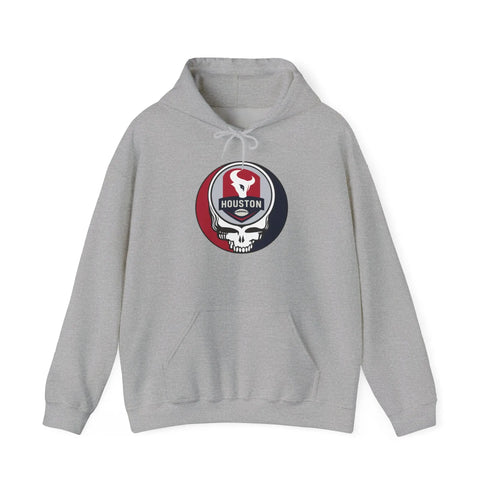 Grateful Dead - Houston Texans Stealie Grateful Dead Hooded Sweatshirt - NFL - StealieShop