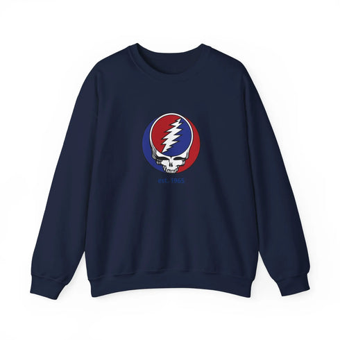 Grateful Dead Est. 1965 Stealie Crewneck Sweatshirt Printify