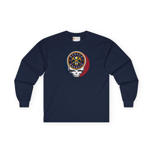 Denver Nuggets Grateful Dead Long Sleeve Tee - NBA StealieShop